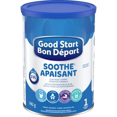 Nestlé Good Start Soothe Fortified Milk-Based Infant Formula Powder 1 0 Months+ 942 g, $6.05/100g $2.74/1lb