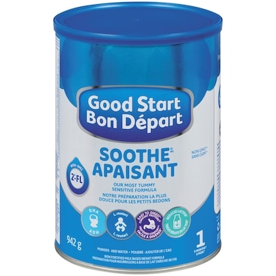 Nestlé Apaisant préparation pour nourrissons à base de lait enrichie de fer poudre 1 0 mois+ 942 g, 6,05 $/100g 2,74 $/1lb