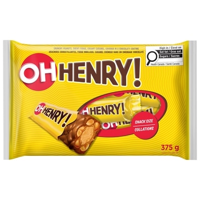 Oh Henry! Snack Size 375 g, $2.67/100g