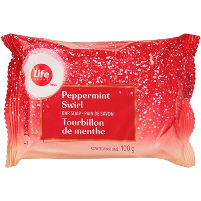 Life Pain de savon parfumé, tourbillon de menthe 100 g, 1,29 $/100g