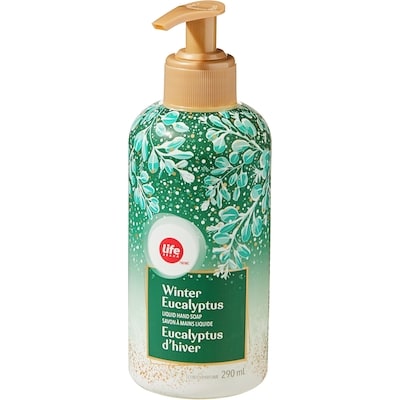 Life Savon à mains liquide parfumé, eucalyptus d’hiver  290 ml, 1,72 $/100ml