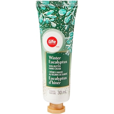 Life Brand Winter Eucalyptus Scented Shea Butter Hand Cream 30 ml, $4.30/100ml