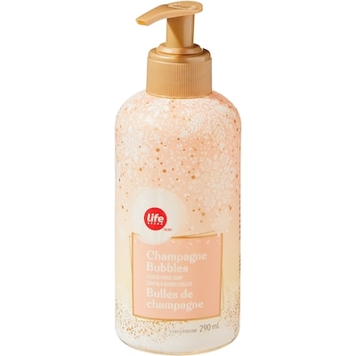 Life Savon à mains liquide parfumé, bulles de champagne  290 ml, 1,38 $/100ml