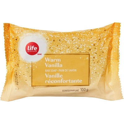 Life Brand Warm Vanilla Scented Bar Soap 100 g, $1.29/100g