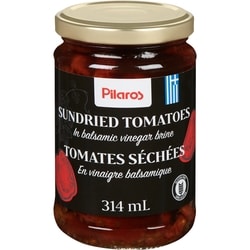 Pilaros Sundried Tomatoes In Balsamic Vinegar Brine 314 ml, $1.59/100ml