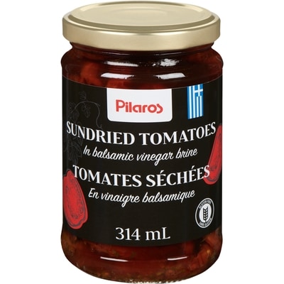 Pilaros Tomates séchées en vinaigre balsamique 314 ml, 1,59 $/100ml