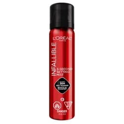 L'Oreal Paris Infallible 3-second Setting Mist clear 75 ml, $26.39/100ml