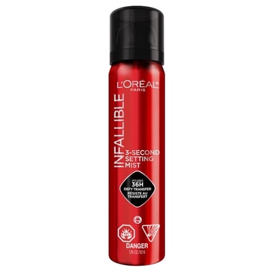 L'Oreal Paris Infallible 3-second Setting Mist clear 75 ml, $26.55/100ml