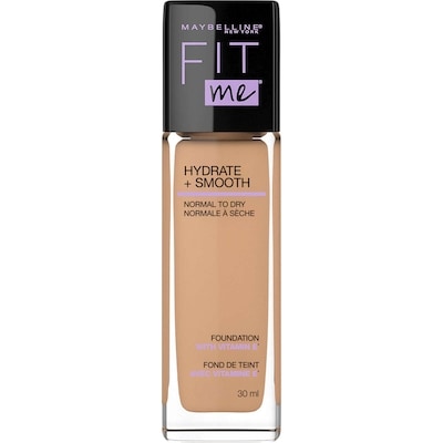 Maybelline New York Fit Me Hydrate + Smooth Foundation, Medium Buff 1 ea, $13.49/1ea