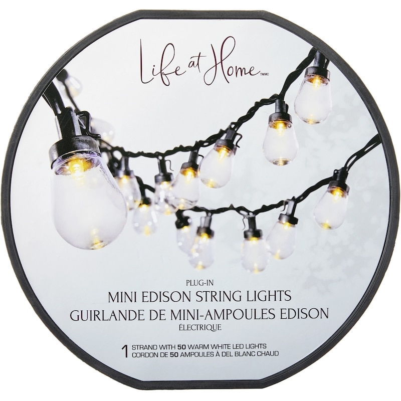 Mini Edison String Lights 50 Count