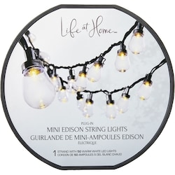 Life at Home Guirlande de 50 mini ampoules Edison 1 ea, 39,00 $/1ch