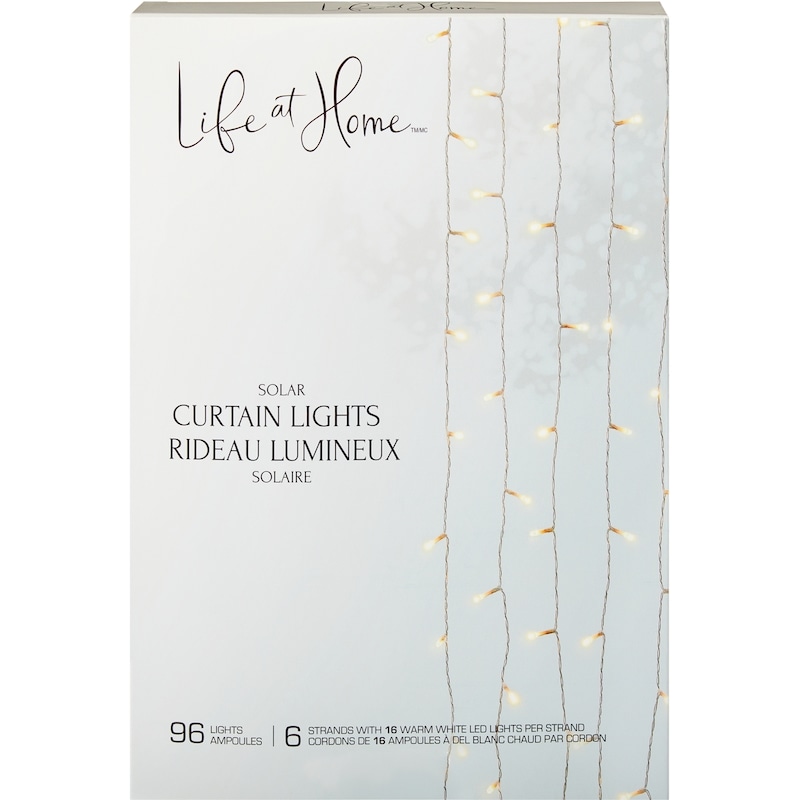Solar Curtain Lights 96 Count