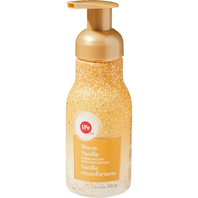 Life Brand Warm Vanilla Scented Foaming Hand Soap 240 ml, $2.08/100ml