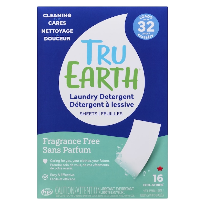 Laundry Detergent Eco-Strips Fragrance-Free