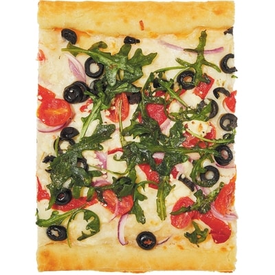 Tranche de pizza à la grecque