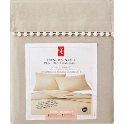President's Choice Queen French Vintage Duvet Cover 3 Piece Set 1 ea, $99.00/1ea