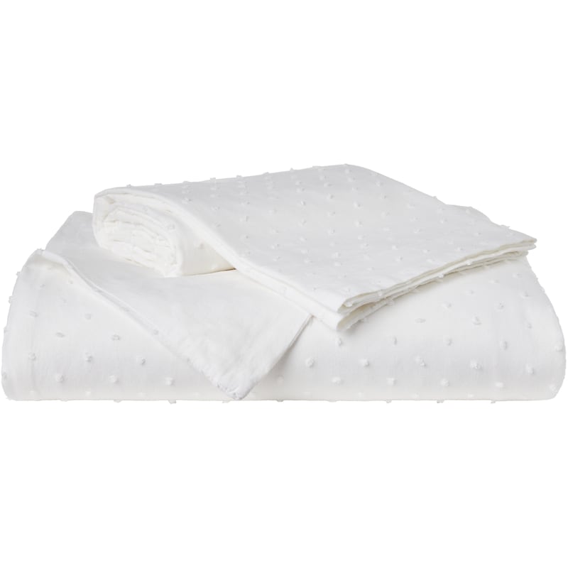 Queen Tufted Dot Duvet Cover 3 Piece Set