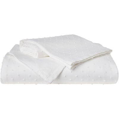 Ensemble de housse de couette 3&nbsp;pièces avec motif de points touffetés pour grand lit