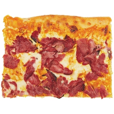 Smoked Meat Pizza Slice