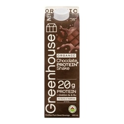 Greenhouse Organic Plant-Based Chocolate Protein Shake 900 ml, $1.44/100ml