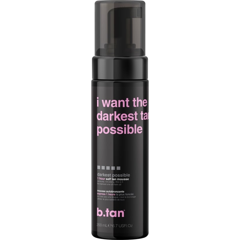 I Want the Darkest Tan Possible Self Tan Mousse