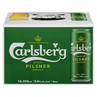 Carlsberg Pilsner Beer (ID required at pick-up) 355 ml, $0.54/100ml