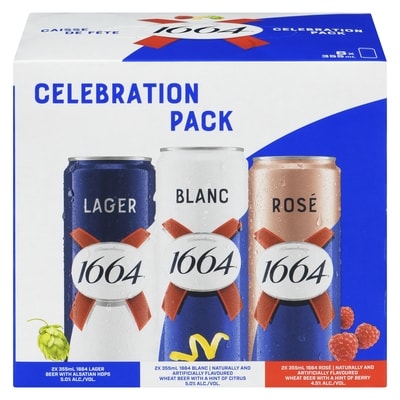 Kronenbourg Celebration Pack (ID required at pick-up) 6x355.0 ml, $0.70/100ml