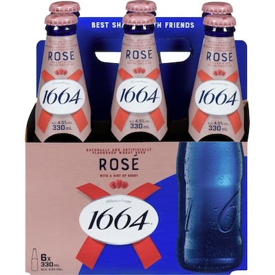 Kronenbourg Wheat Beer With A Hint Of Berry Rosé (ID required at pick-up) 6x330.0 ml, $0.76/100ml