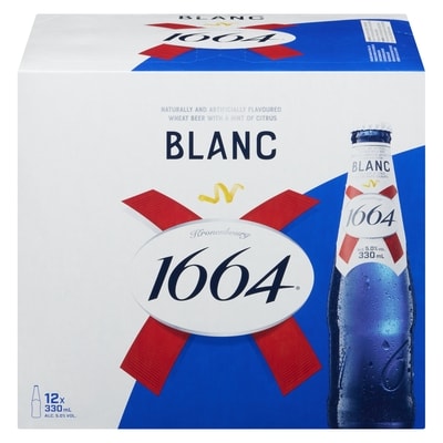 Kronenbourg Wheat Beer Blanc (ID required at pick-up) 12x330.0 ml, $0.67/100ml