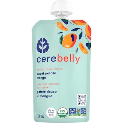 Cerebelly Organic Baby Puree, Sweet Potato Mango  128 ml, $3.51/100ml
