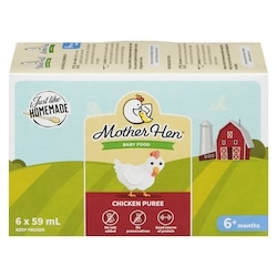 Mother Hen Baby Food Chicken Puree 6+ Months 59 ml, $16.93/100ml