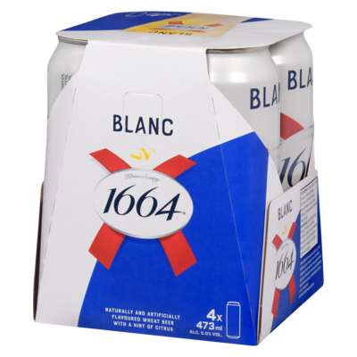 Naturally And Artificially Flavoured Wheat Beer With A Hint Of Citrus Blanc (ID required at pick-up)