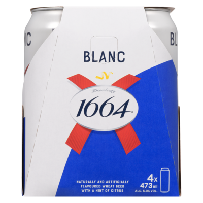 Naturally And Artificially Flavoured Wheat Beer With A Hint Of Citrus Blanc (ID required at pick-up)