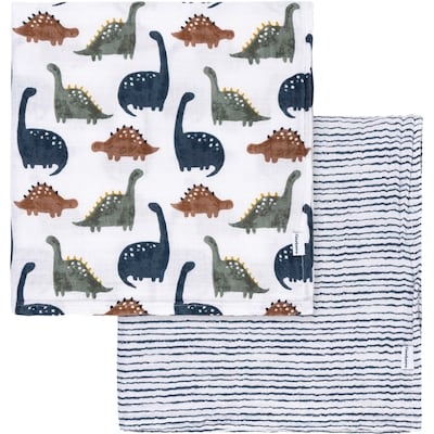 Nestlé Couverture en mousseline 2pk - Dino Time 2 ea, 10,62 $/1ch