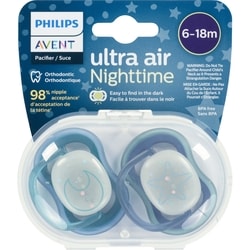 Pacifier Ultra Air Nighttime 6-18m