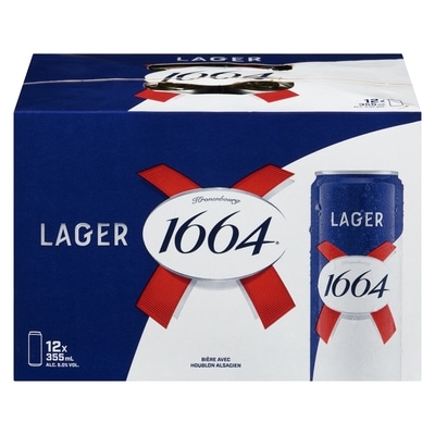 Kronenbourg Bière avec houblon alsacien lager (Pièce d’identité requise au moment du ramassage) 355 ml, 0,47 $/100ml