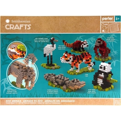 null Smithsonian Crafts  Zoo Animals Deluxe Fused Bead Kit 1 ea, $25.00/1ea