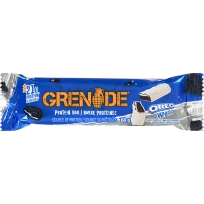 Grenade Carb Killa Protein Bar Oreo White White Chocolate And Oreo Flavour 60 g, $8.32/100g