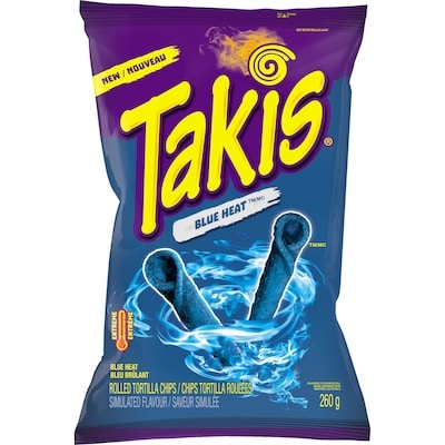 Takis Rolled Tortilla Chips Blue Heat Extreme 260 g, $1.92/100g