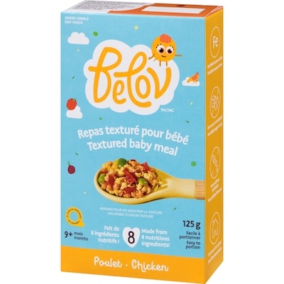 Repas texturé pour bébé poulet 9+ mois