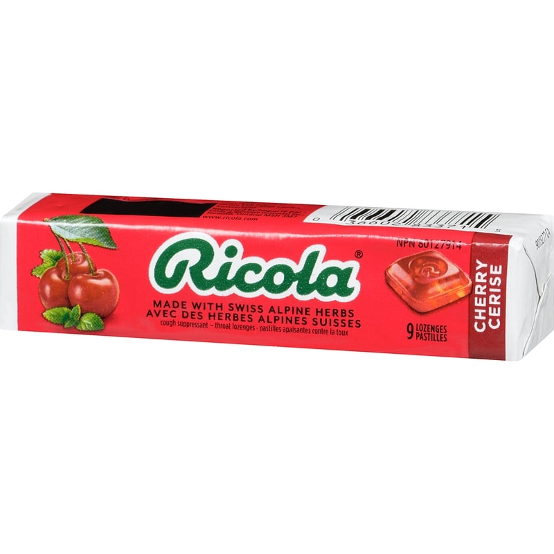 Cough Suppressant Throat Lozenges Cherry
