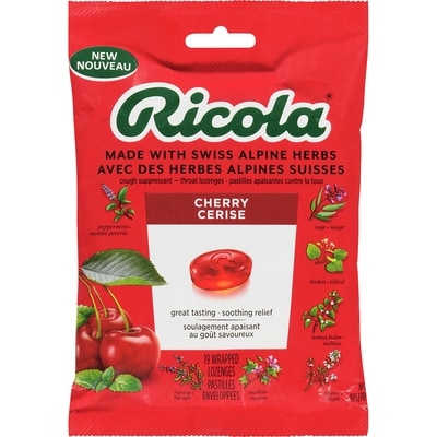 Ricola Cherry Throat Drops 19 ea, $0.21/1ea