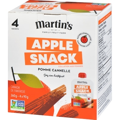 Collation aux pommes pomme cannelle