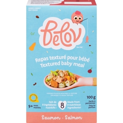 Belov Textured Baby Meal Salmon 9+ Months 100 g, $9.99/100g