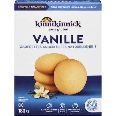 Kinnikinnick Wafers à la vanille 180 g, 2,50 $/100g