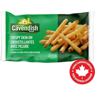 Les Fermes Cavendish Frites croustillantes avec pelure Classique 800 g, 0,56 $/100g