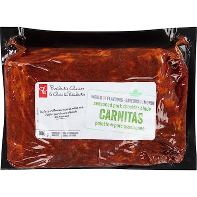 le Choix du Président Palette de porc assaisonné carnitas 900 g, 1,44 $/100g