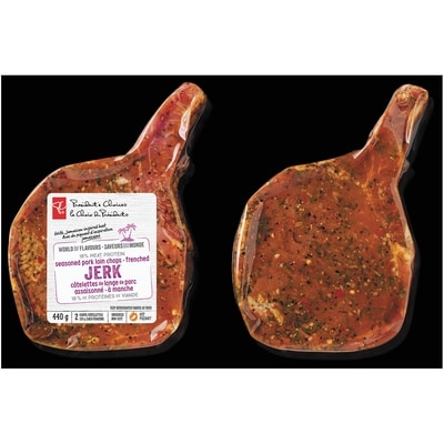 le Choix du Président Côtelettes de porc à Jerk 440 g, 1,88 $/100g