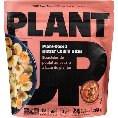 Plant UP Plant-Based Butter Chik'n Bites 288 g, $3.99/100g
