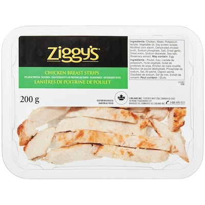 Ziggy's Chicken Breast Strips 200 g, $4.00/100g